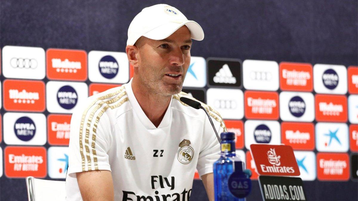 Zinedine Zidane, entrenador del Real Madrid