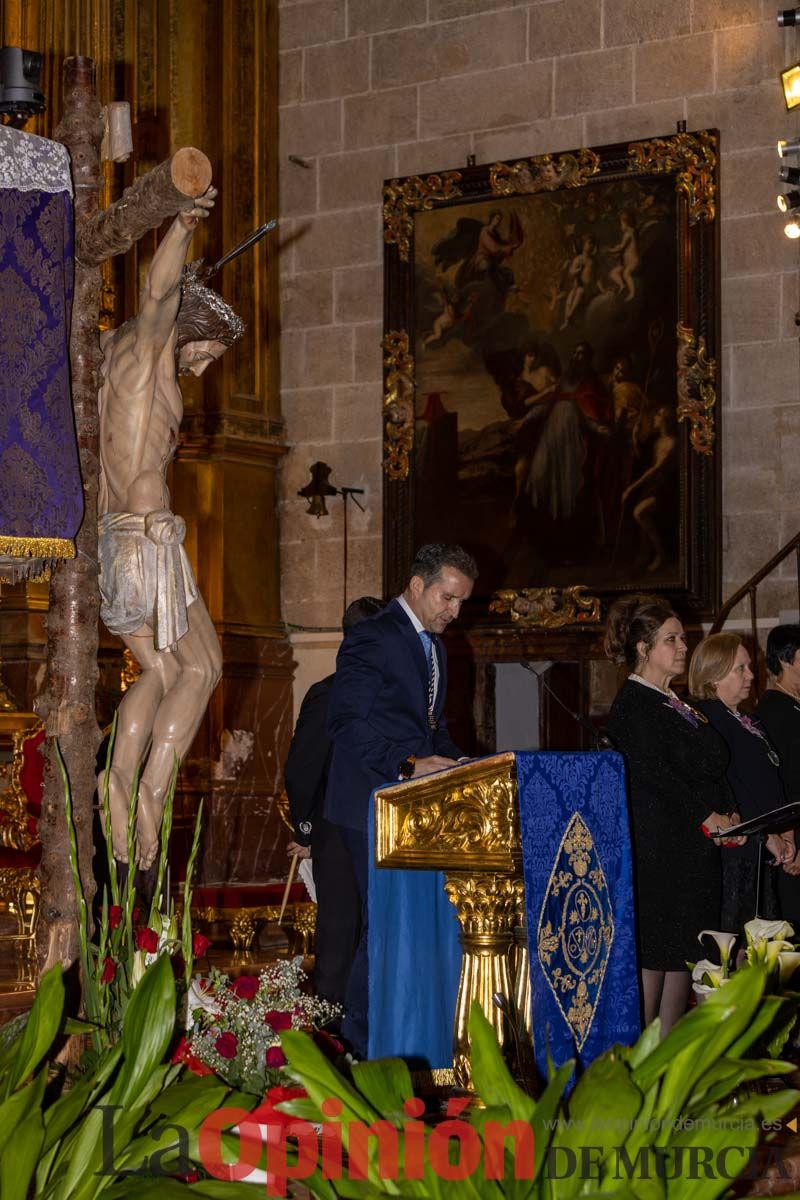 Pregón de Semana Santa en Caravaca por Álvaro Peña