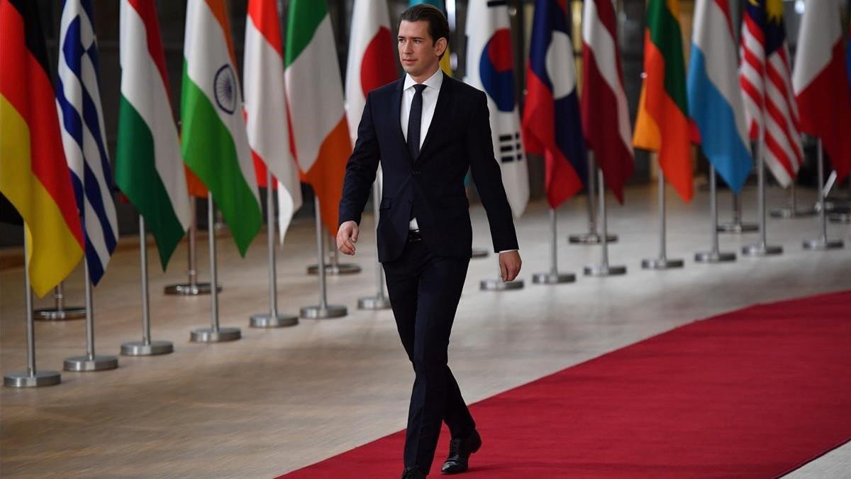 el canciller austriaco sebastian kurz