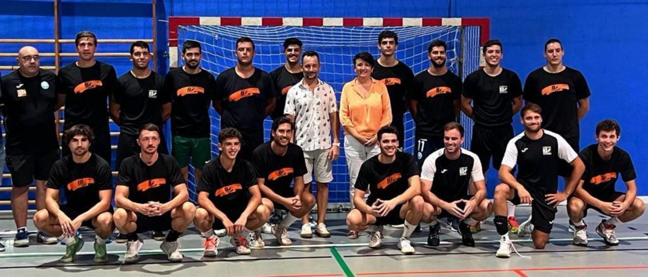 La plantilla del HC Eivissa en el inicio de la pretemporada a finales de julio. | D.I.