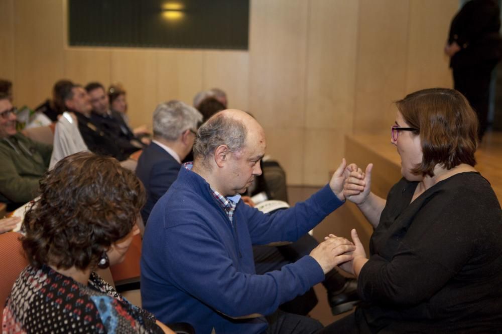 La consejera Pilar Varela asiste al acto conmemorativo de la fundación de la ONCE para las personas sordociegas