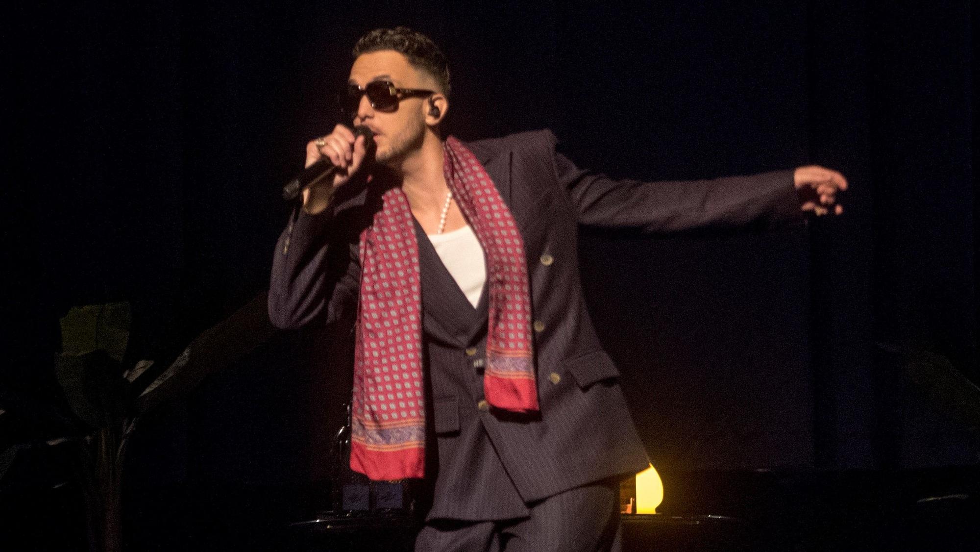 C. Tangana, en su concierto en el Palau Sant Jordi