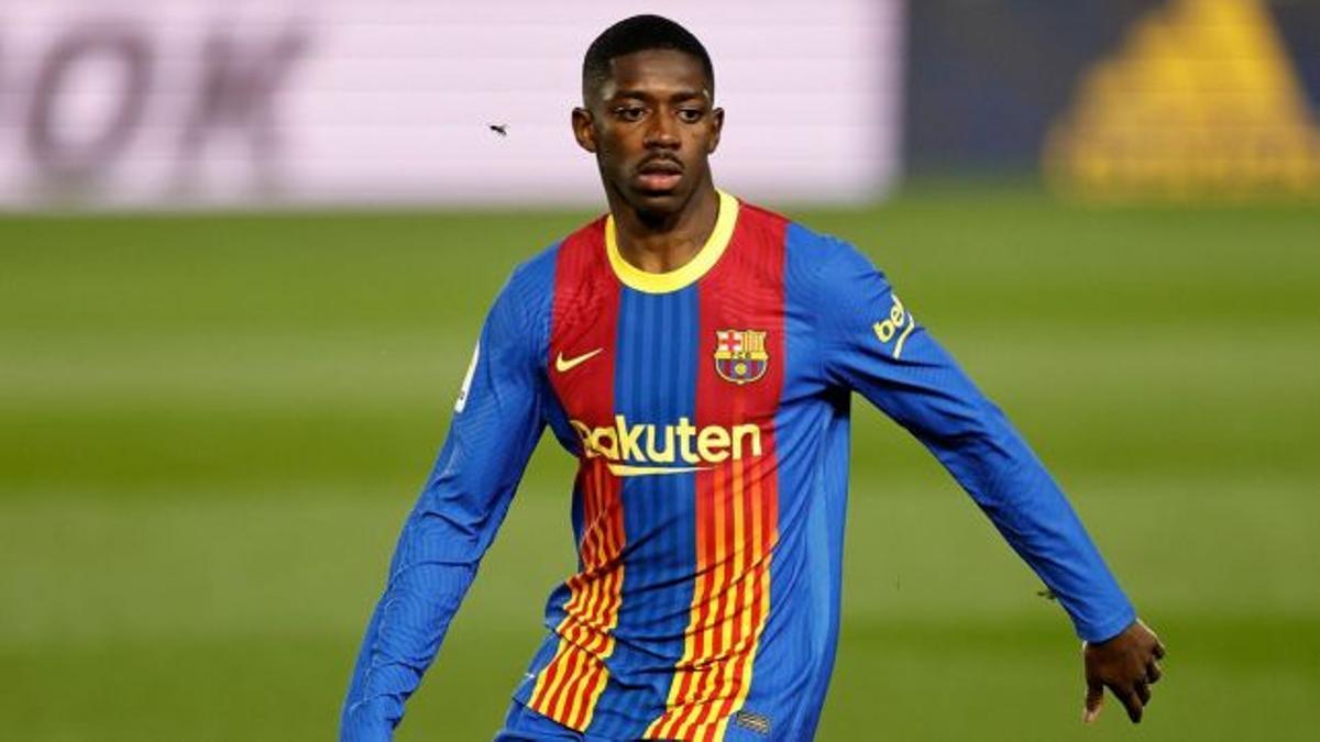 Dembélé con el Barça.