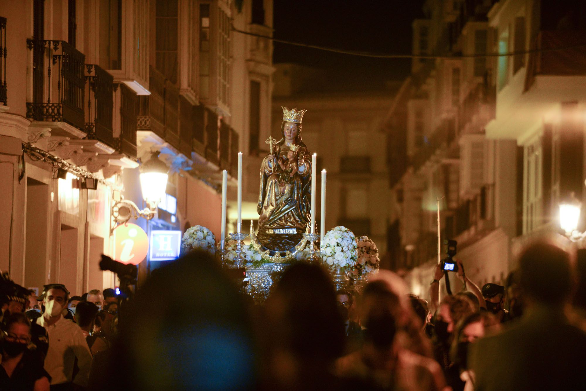 Traslado de la Virgen de la Victoria desde la Catedral de Málaga