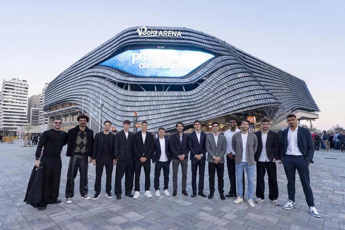 La plantilla del Villarreal CF ha disfrutado en el Roig Arena.