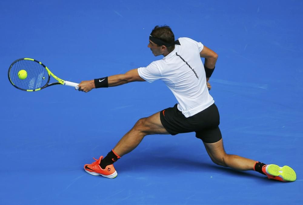 Debut de Rafa Nadal en el Open de Australia