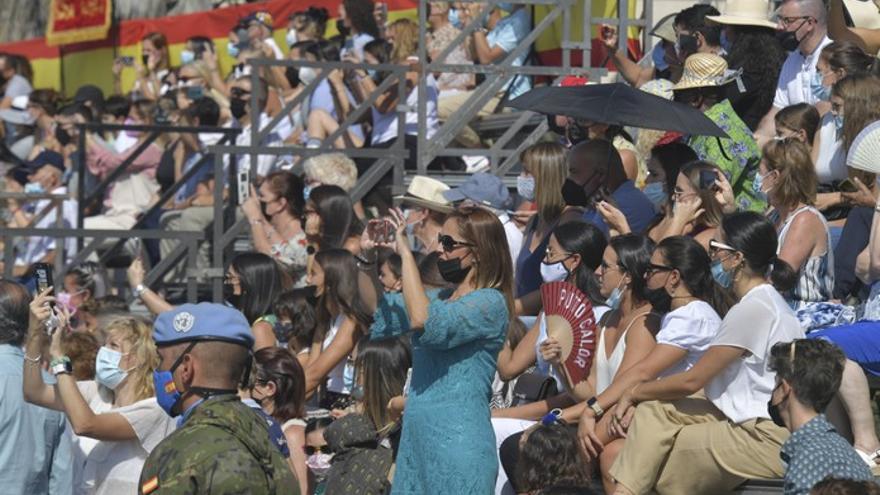 Despedida a militares que parten a Beirut en misión de Paz