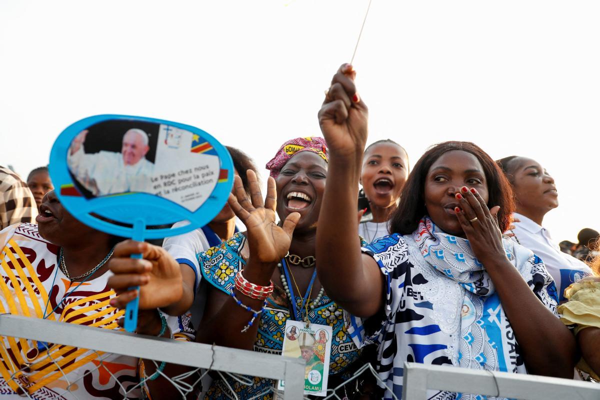 La visita del papa Francisco en el Congo