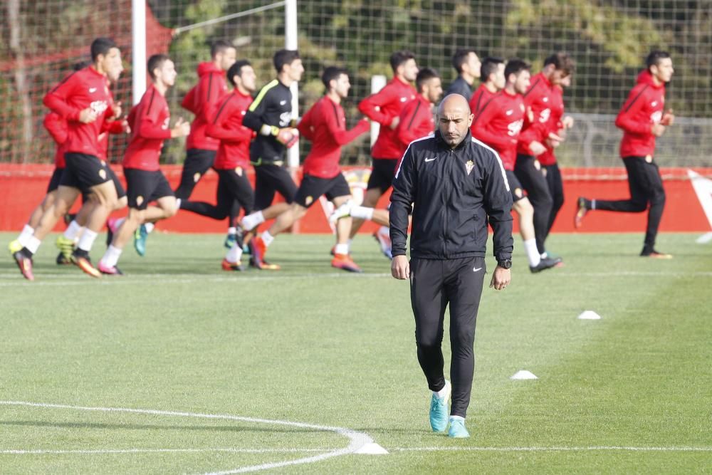 Entrenamiento del Sporting