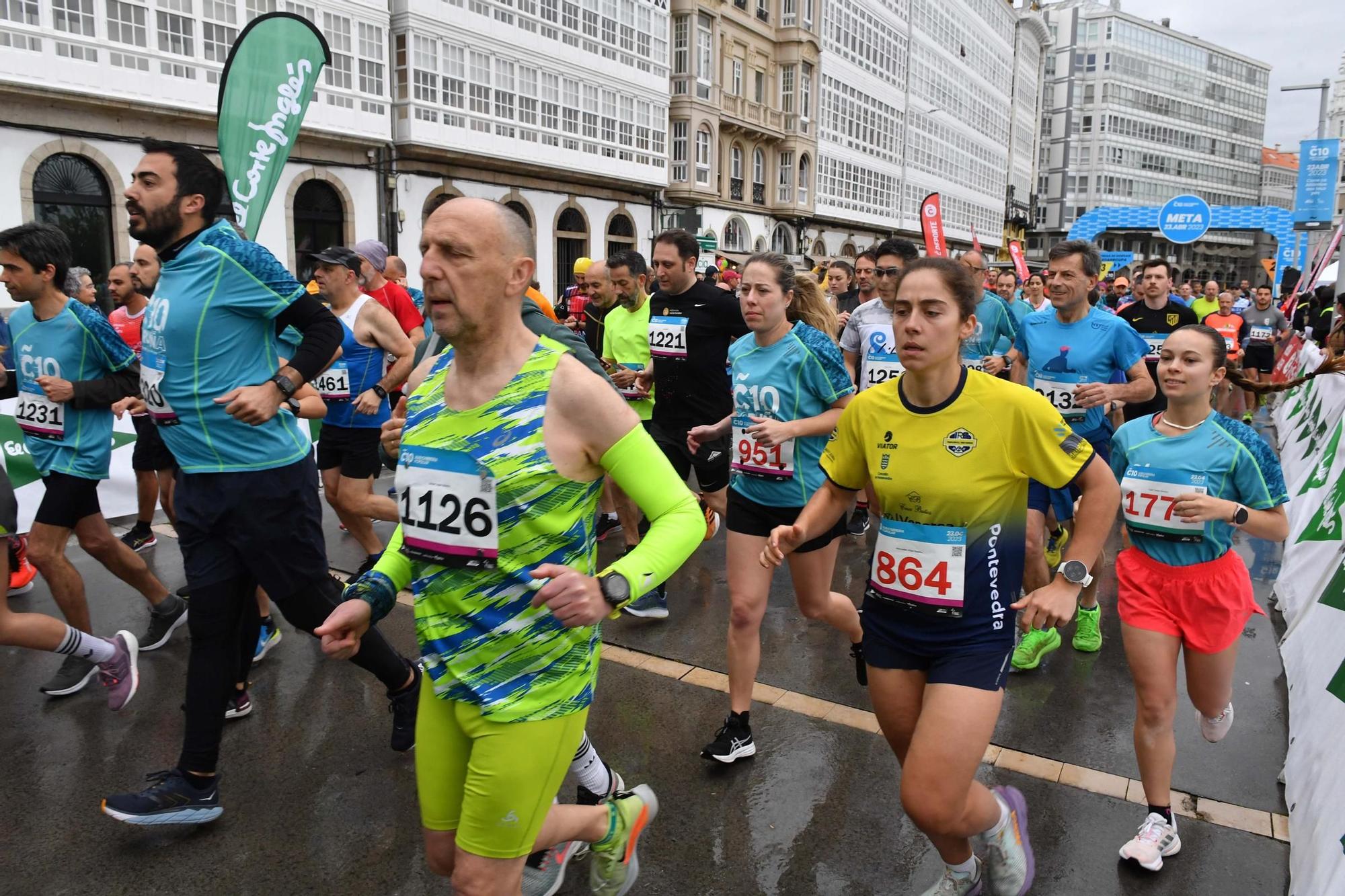 Carrera popular Coruña10: 2.186 corredores cruzaron la línea de meta