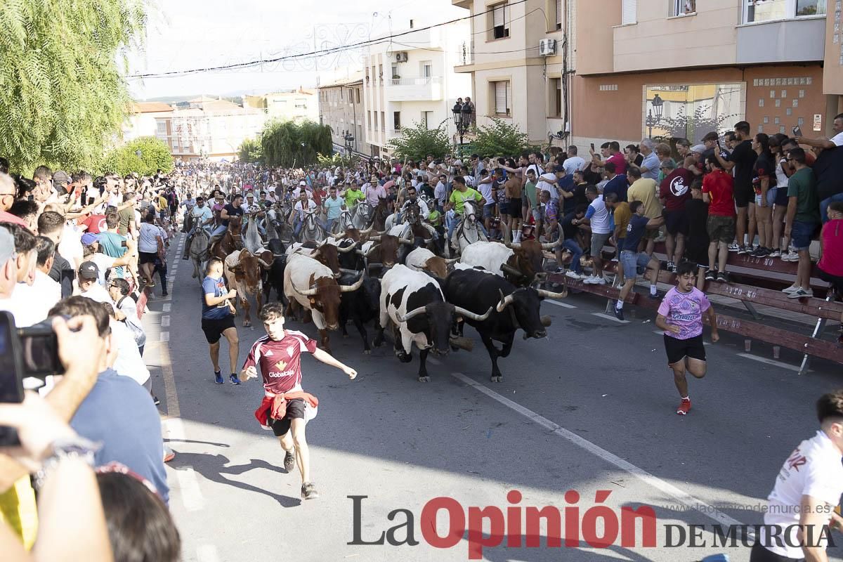 El segundo encierro de las Fiestas de Moratalla se salda con un herido