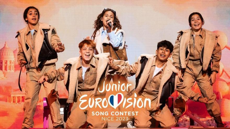 Así fue la actuación de Sandra Valero con &#039;Loviu&#039; en Eurovisión Junior 2023