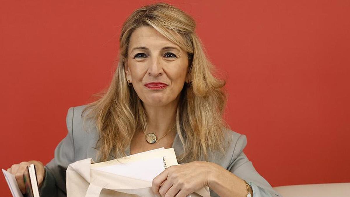 La vicepresidenta segunda del Gobierno y Ministra de Trabajo, Yolanda Díaz.