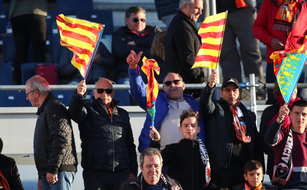 Afición en el Huesca - Valencia CF