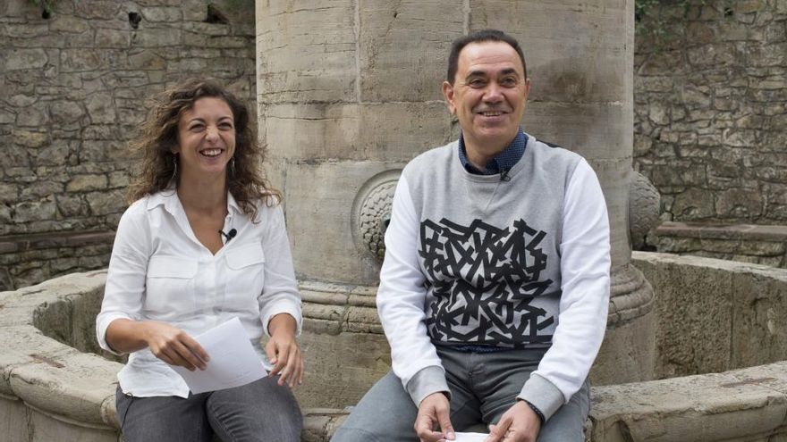 Tania González (Podemos) y Juan José Fernández (IU).