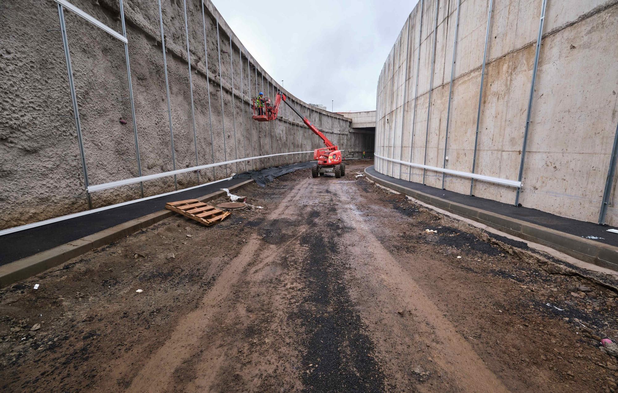 Obras de la pasarela del Padre Anchieta