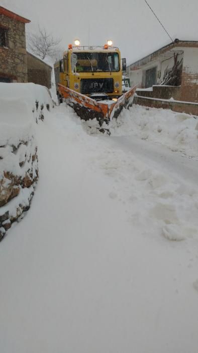 Gran nevada en Pola de Somiedo.