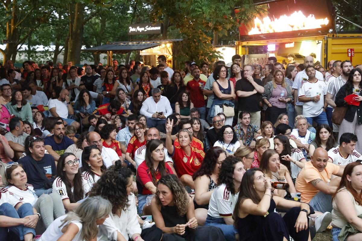 Así se vivió el partido entre España y Bélgica