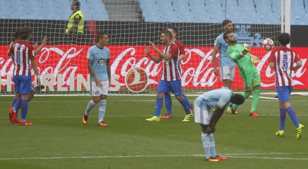 El Atlético de Madrid arrasó al Celta en una segunda parte para el olvido después de que los vigueses hubieses sido superiores durante los primeros cuarenta y cinco minutos