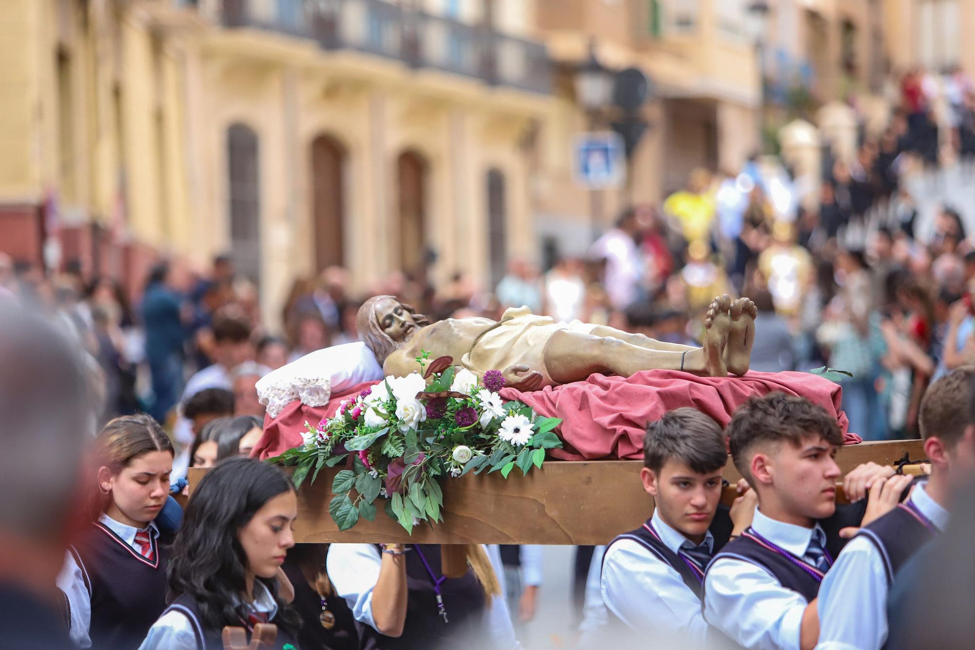 Procesión infantil del Santo entierro y Resurrección Colegio Oratorio Festivo de Orihuela