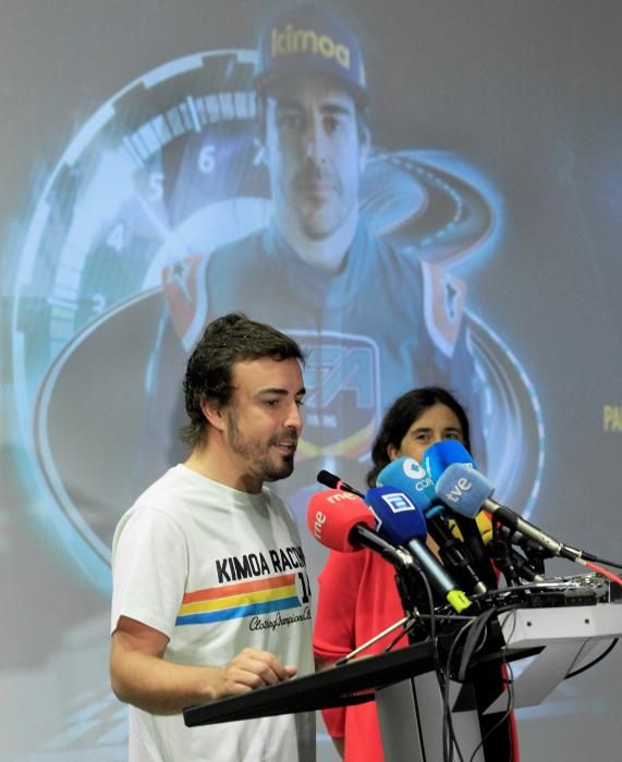 Fernando Alonso en La Morgal