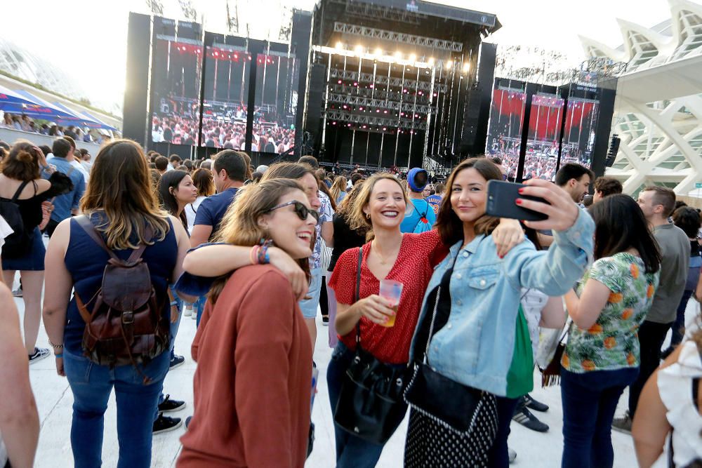 Últimos conciertos del Festival de Les Arts, en València.