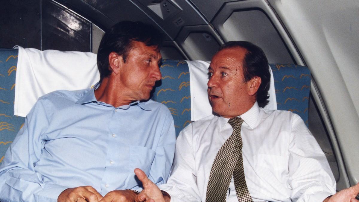 Nuñez y Cruyff tuvieron una relación explosiva