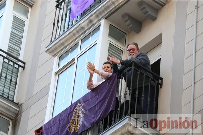 Viernes de dolores: Aplausos y salves a la patrona en Cartagena durante el confinamiento