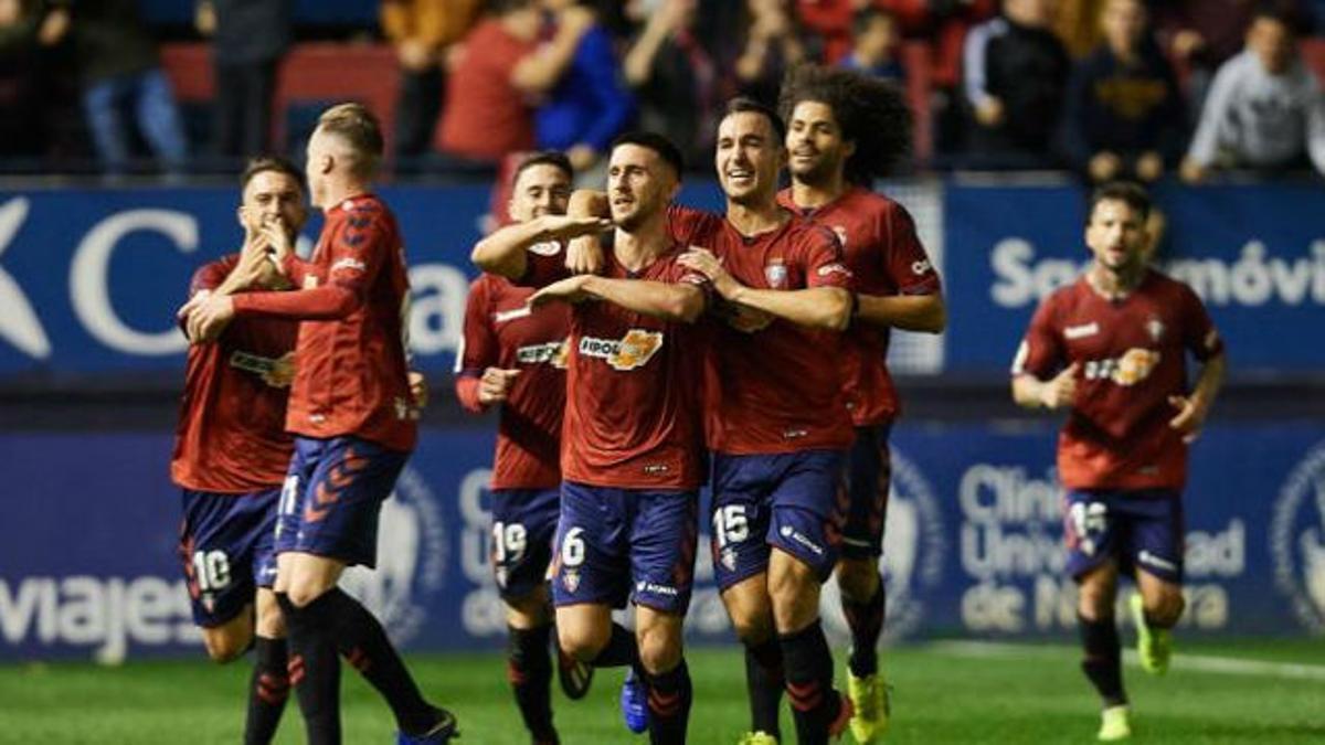 Osasuna consigue su tercera victoria consecutiva