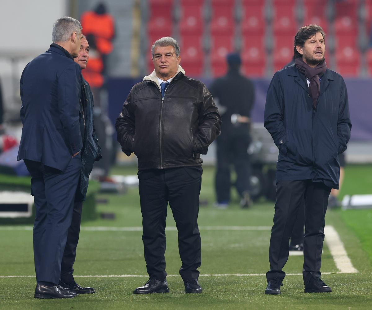 Joan Laporta y Mateu Alemany.