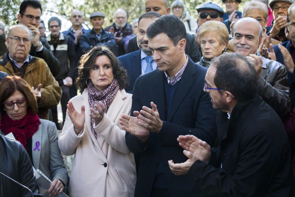 Pedro Sanchez presenta en Paterna la propuesta de Reforma de Ley de Memoria Histórica