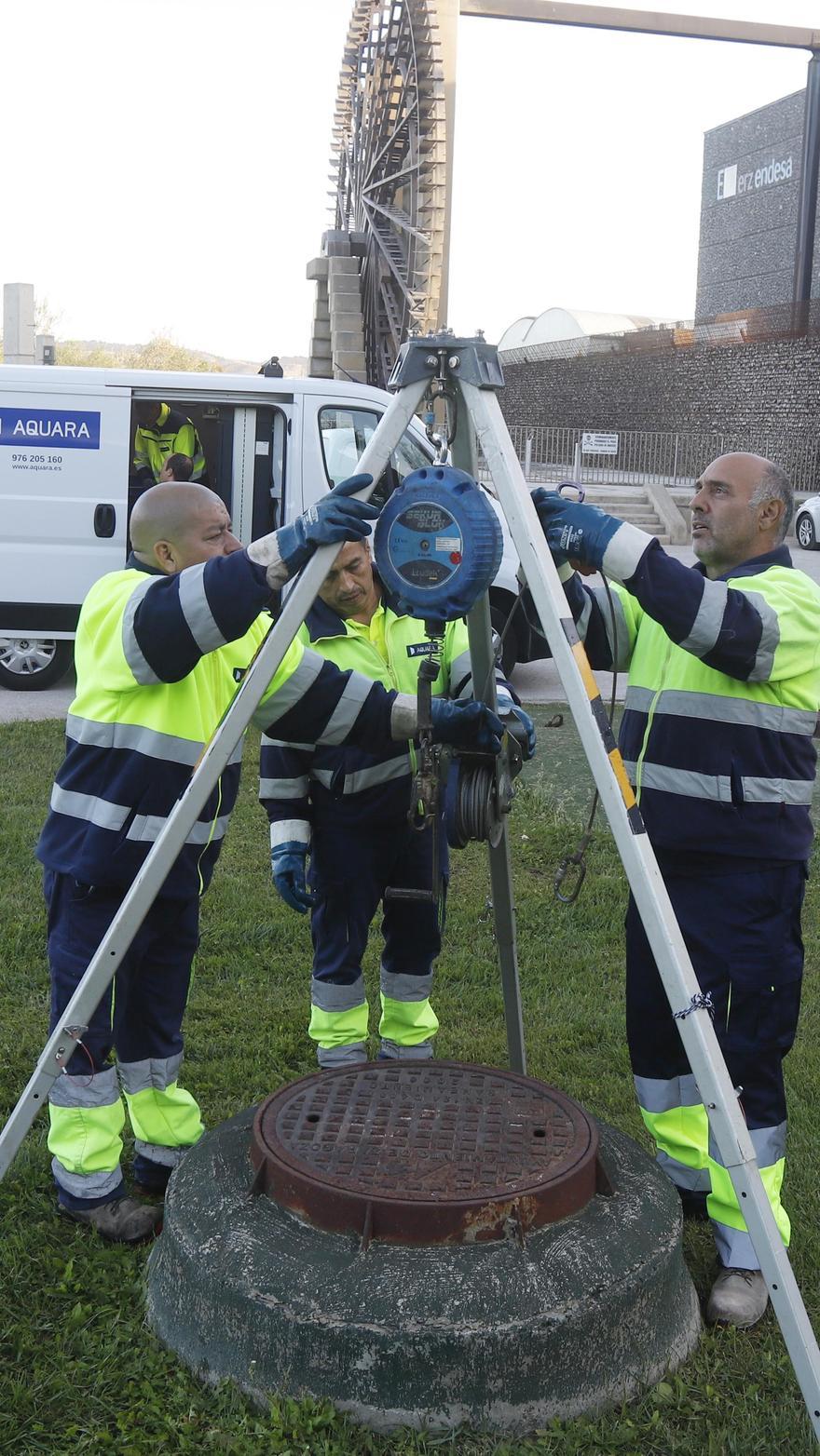 Los técnicos están formados para actuar en espacios confinados o con gases peligrosos