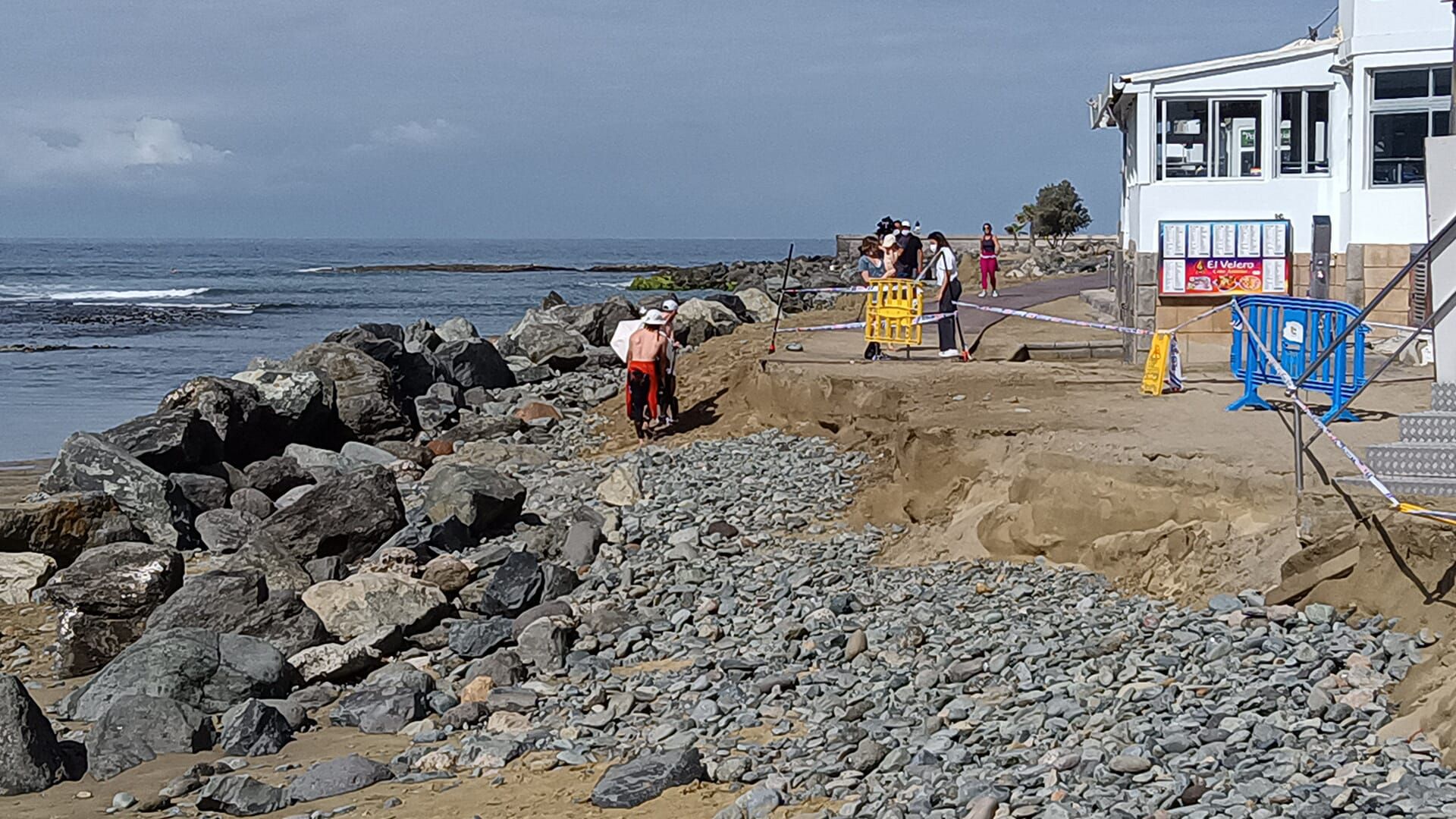 Así está el paseo del Faro de Maspalomas (27/04/21)