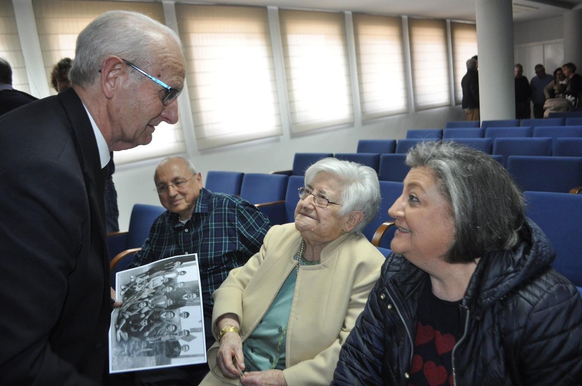 Josefa Beltrán, en el homenaje que le brindó el Ayuntamiento de Moró hace dos años.