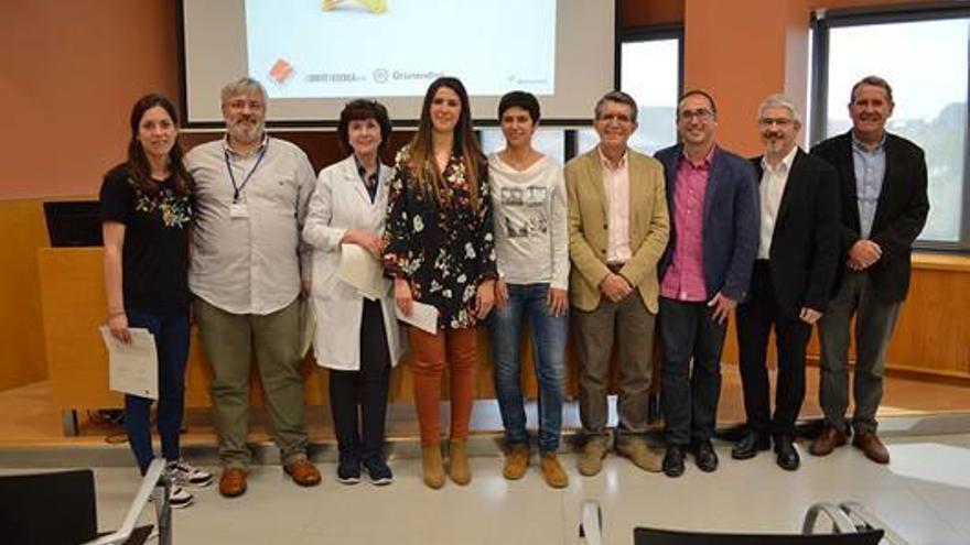 Els premiats a la jornada de recerca, la setmana passada.