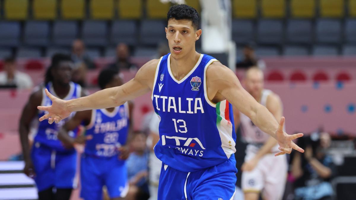 Simone Fontecchio, uno de los peligros de Italia