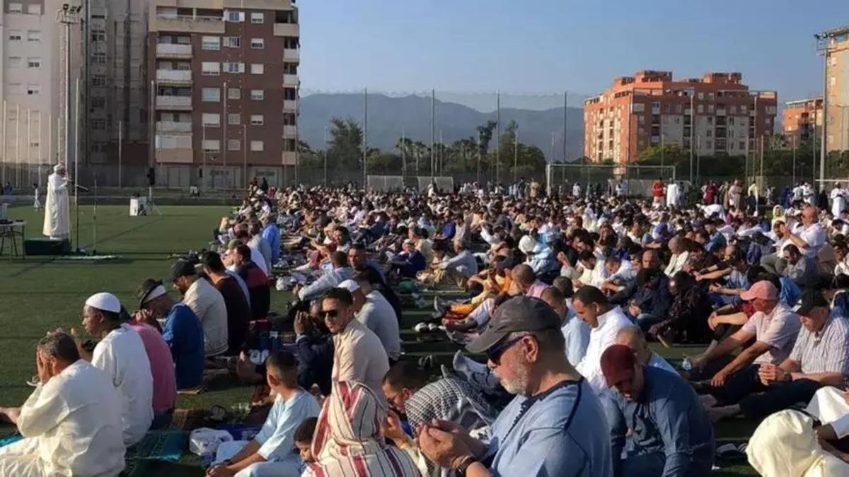 La comunidad musulmana, reunida en Murcia para celebrar la Fiesta del Cordero