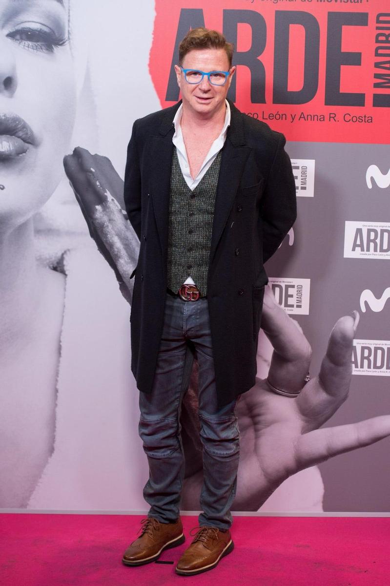 Jorge Cadaval en el preestreno de 'Arde Madrid'