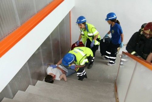 Simulacro de emergencias por terremoto en Lorca