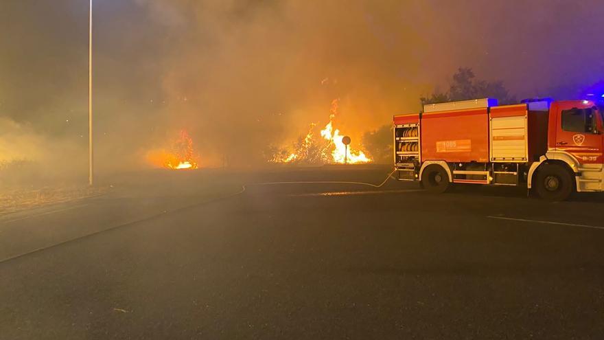 Incendio en las proximidades de Genalguacil.