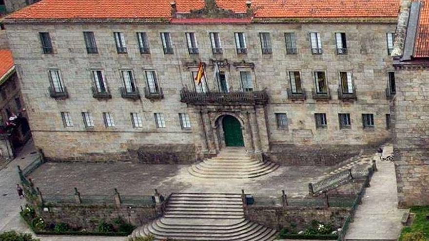 Vista del antiguo edificio de Hacienda en Pontevedra. // Rafa Vázquez