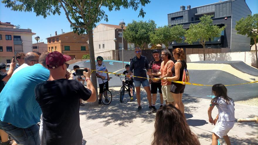 Santpedor inaugura el ‘pumptrack’ en una jornada festiva