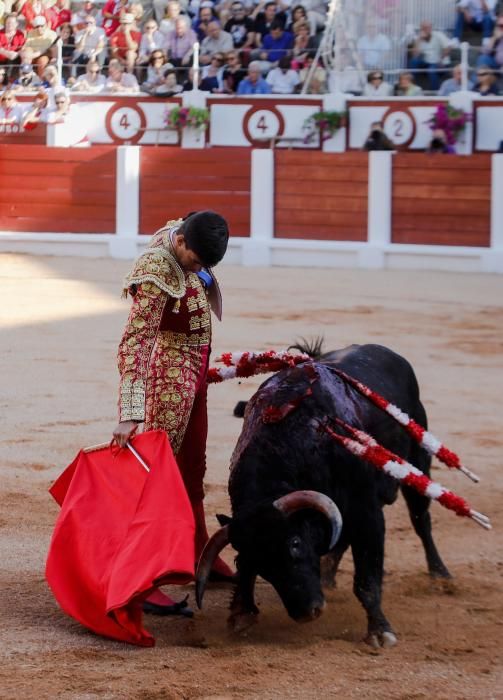 Novillada en El Bibio en la Feria de Begoña 2018.