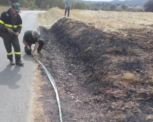 Lloc d'inici de l'incendi de Monells