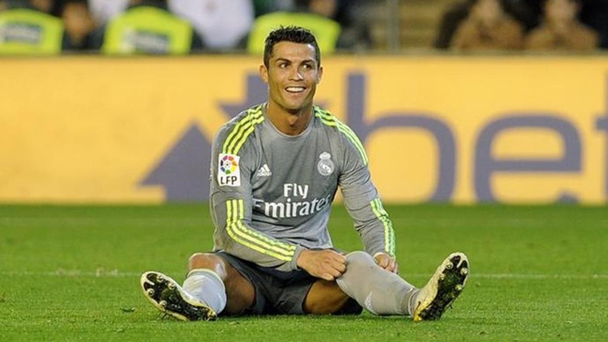Cristiano Ronaldo, durante el partido contra el Betis