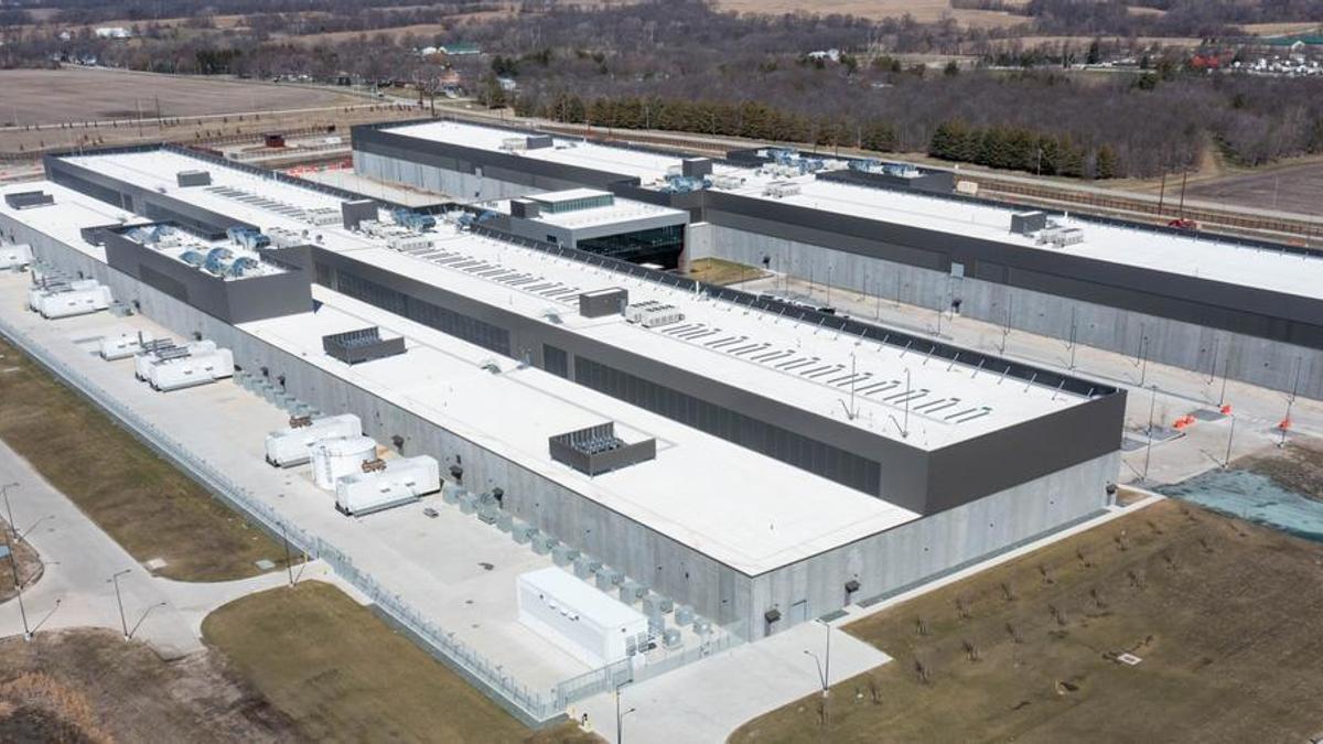 Render de uno de los centros de datos de ACS en España.