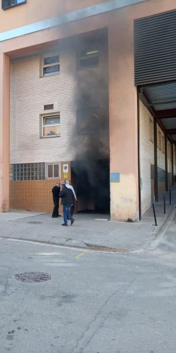 Incendi a l'hospital de Manresa.