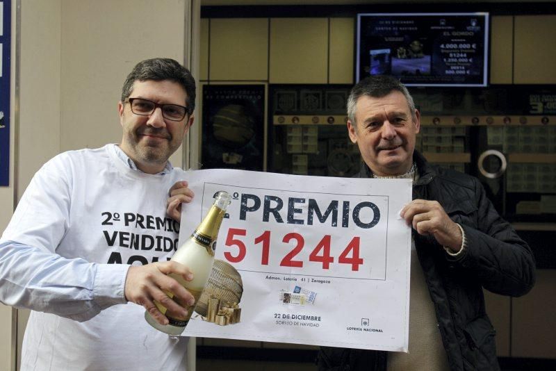 Lotería de Navidad 51.244 premiado en Zaragoza