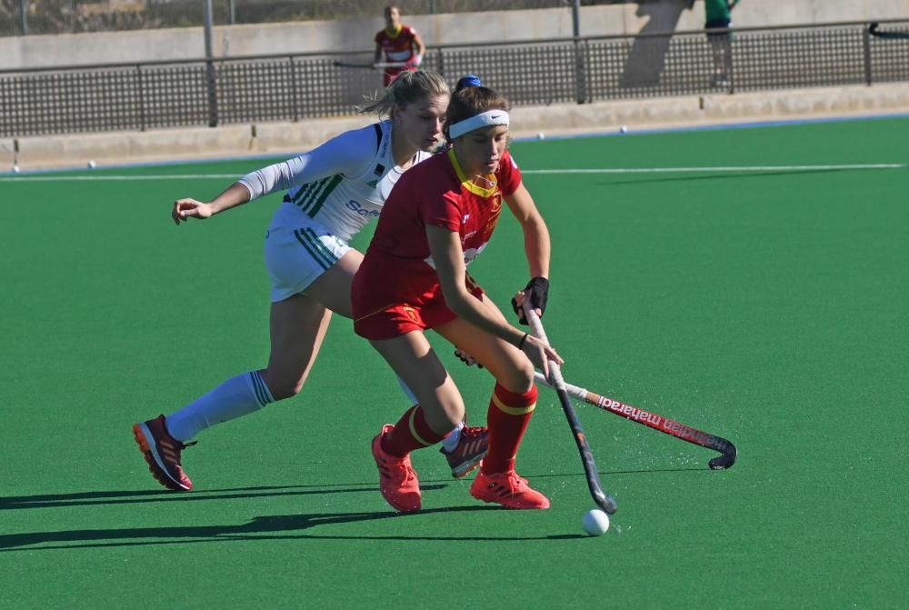 Selección española femenina de hockey en Murcia