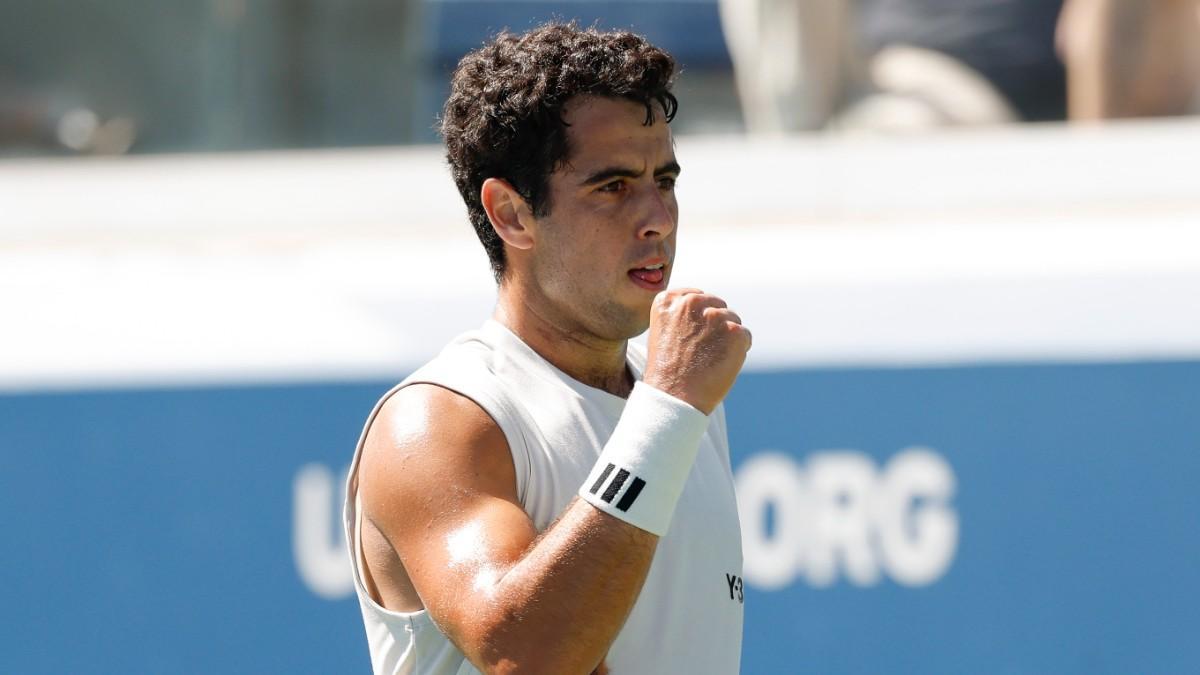 Jaume Munar, en el partido de tercera ronda ante Zizou Bergs